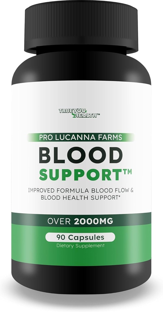 Pro Lucanna Farms Blood Supplement - Ulepszona formuła Blood Flow Supplement & Sugar Health Blood Health Supplement - Blood Flow Pills - Supplement Blood Circulation Supplement - Supplement Glucose Supplement Blood Pills