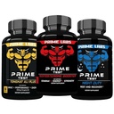 Prime Labs Prime Test Testosteron Booster + Night Duty Sleep Supplement + Tongkat Ali Plus (60 Count Each)