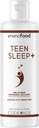 Codeage Liposomal Teen Sleep + płynny suplement melatoninowy dla nastolatków, Witamina E, Kompleks fosfolipidów, Wegańskie czekoladowe krople koktajlowe, Non-GMO, Sugar Free, 3 Month- Supply, 90 Servings, 8 fl oz