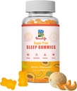 5 mg gumek melatoninowy, wsparcie snu dla dorosłych, suplementy melatoninowe dla osób śpiących, 60 gumek aromatycznych Cantaloupe