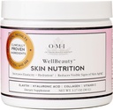 OMI Wellbeauty Skin Nutrition, Klinicznie udowodnione, aby zwiększyć elastyczność i zmniejszyć widoczne objawy starzenia się skóry, Francuski Elastin Marine, Kolagen, Kwas hialuronowy, Witamina C, 1 Miesiąc dostaw, 3.17oz