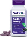 Natrol Acai Berry 900 mg na serwowanie, Suplement diety do wsparcia przeciwutleniaczy, 75 kapsułek, 37 Day Supply