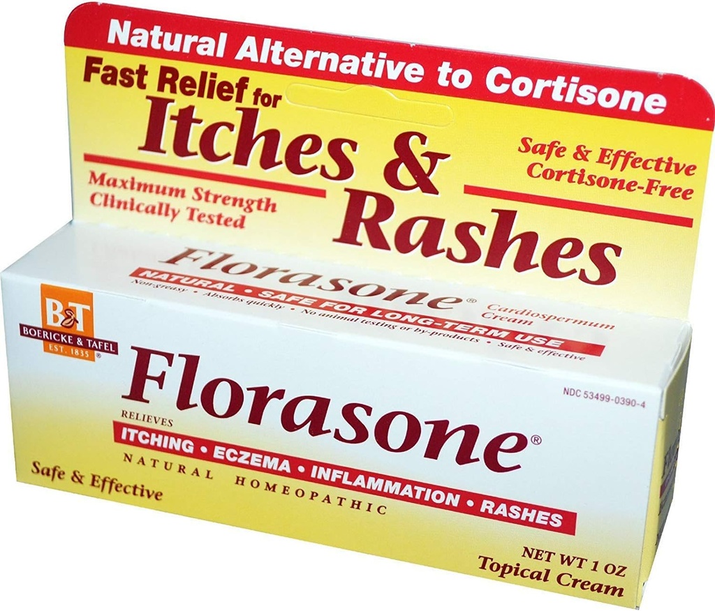 Boericke & Tafel Florazon Itches & Rash Cream - 1 oz, 2 opakowania