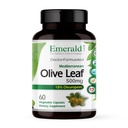EMRALD LABS Mediterranean Olive Leaf 500mg - Bezglutenowy, Vegan Olive Leaf Extract - Wspiera skórę, odporność i zdrowie serca - 60 Kapsułki warzyw (do 60- Day Supply)