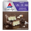 Atkins Endulge Chocolate Coconut Bar, Deser Favorite, High in Fiber, 1 g cukru, 5 Hrabia
