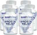 Research Verified Prosta Relief - Saw Palmetto i Bioperine - Prostate Health, Bladder & Urnary Health, Drive and Performance - Pure Natural, 90 Kapsułek (Opakowanie 6)