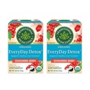 Tradycyjne Medicinals Organic Everyday Detox Schisandra Berry Herbal Herbal Hermal, Wspomaga zdrowe czynności wątroby (16 Hrabia (Pack of 2))