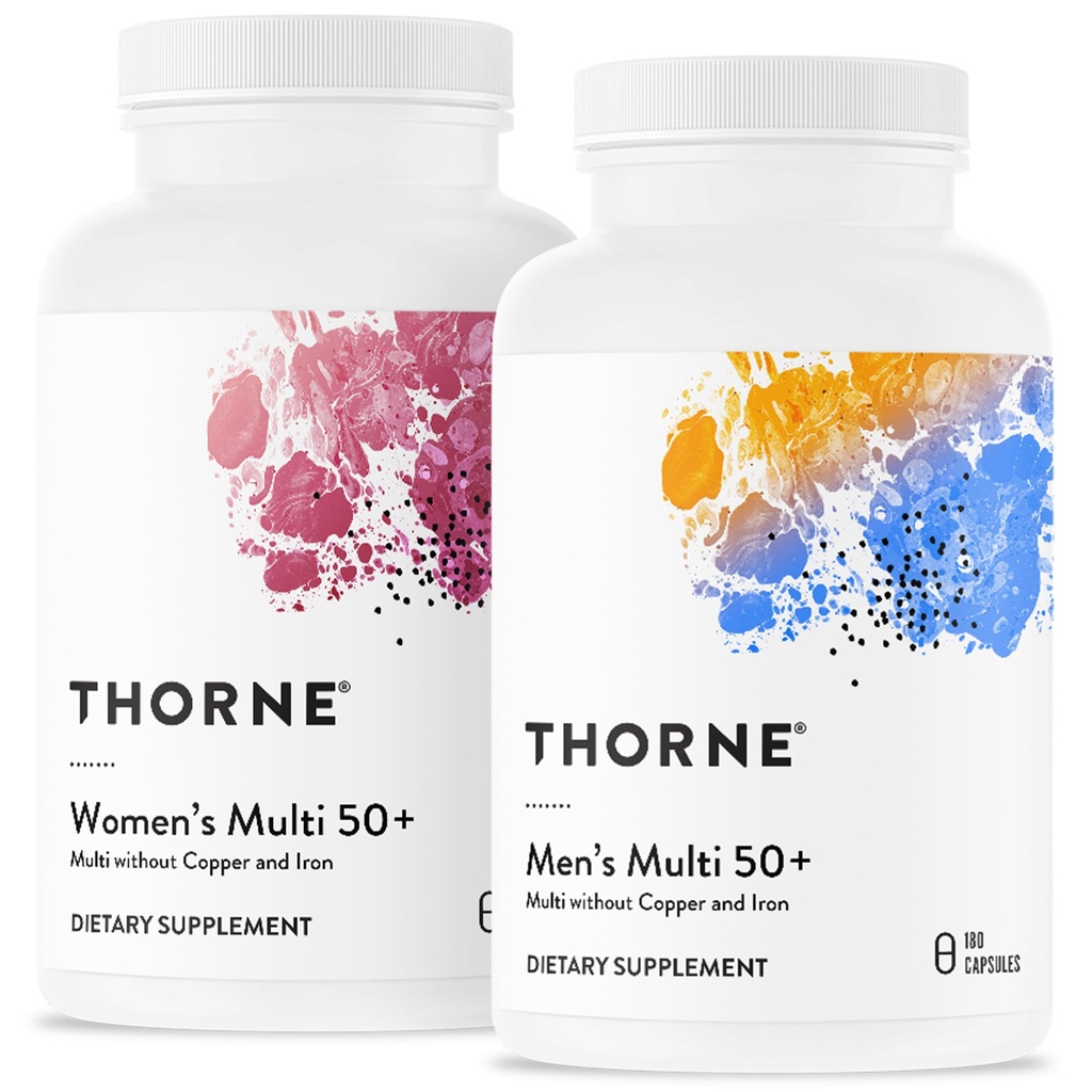 CRONE - Aktywny Zestarzenie Multivitamin Bundle - Żywienie dla mężczyzn i kobiet 50 + - 30 Służenie