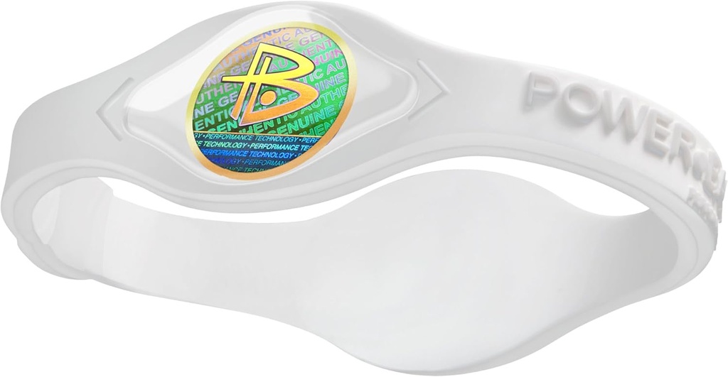 Power Balance- Oryginalna performance bransoleta (biały / biały, duży)