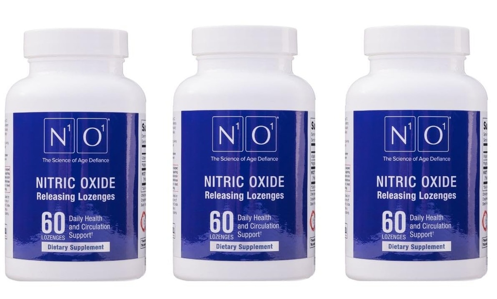 N1O1 Tlenek azotu Lozenges for Heart Health Support - Suplement diety do przepływu krwi, utleniania i ciśnienia krwi - 180 Liczba