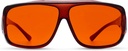 MediView- RNIB Extra Fit- Okulary do degeneracji plamki, jaskry, zaćmy i zapalenia siatkówki Pigmentosa 124; Unisex