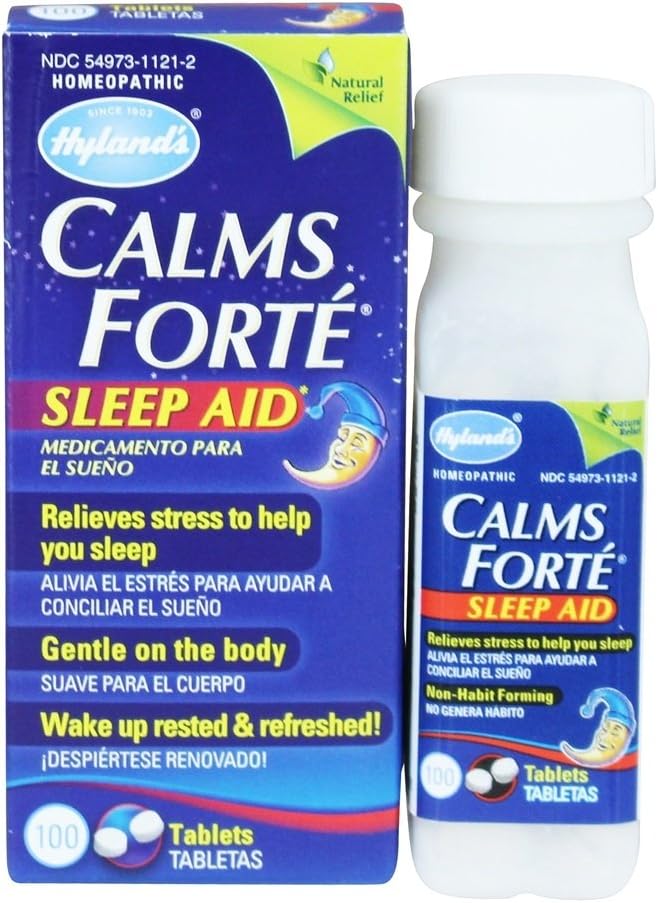 HYLANDS Calms Forte Seep Aid Tablets, 100 CT