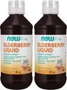 Teraz suplementy, Płynna Elderberry dla dzieci z cynku i Astragalus, Wsparcie immunologiczne *, 8- unce, Opakowania maja Wary (Opakowanie 2)