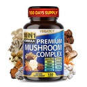 10 w 1 Wysoka wytrzymałość Mushroom Supplement - Lwy Mane, Cordyceps, Reishi - Suplementy mózgu dla pamięci i ostrości * * 5-miesięczne dostawy