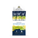 Ancient Nutrition Rapid Hydration Powder, Lemon Lime, Electrolytes from Natural Sea Salts and Red Marine Algae, Wspiera szybkie Hydration Body and Cellular Health, 15 Służenia