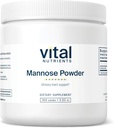 Vital Nutrigents Mannose Powder 100g Performance 124; Vegan D- Mannose Supplement for Urnary Tract and Bladder Support Assistance 124; Gluten, Dairy, Soy Free Assistance 124; Non-GMO Assistance 124; 50 Służenia