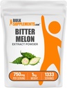 BulkSupplements.com Bitter Melon Extract Powder - Bitter Melon Supplement, Bitter Gourd Extract - Herbal Supplement, Gluten Free, 750mg per Serving, 1kg (2,2 kg) (Opakowanie po 1)