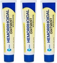 Hemorroid Pain Relief Eintment 2 oz (56g) Per Tube Hemorhoid Leczenie szybko działających swędzi, Obrzęk, i maksymalna siła ulga bólowa (3 opakowania)
