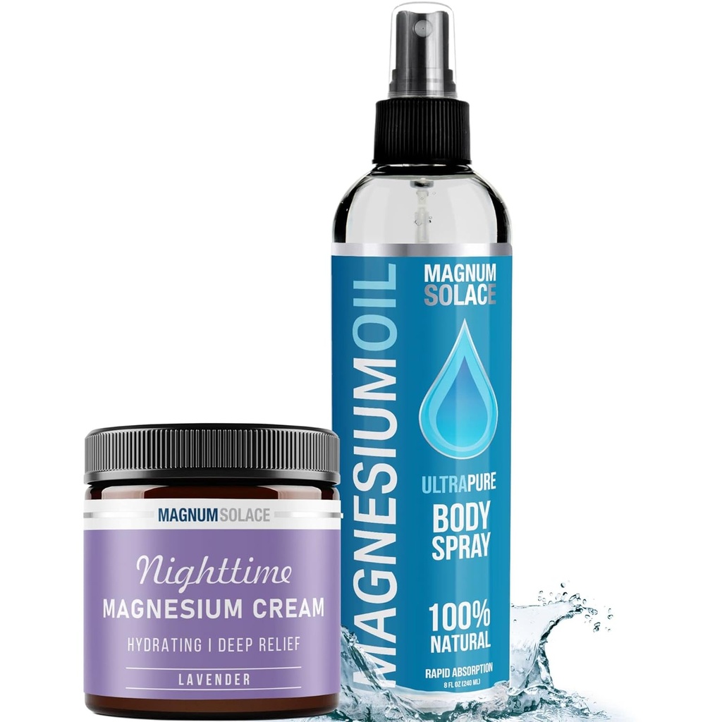 Magnezu Oil & Magnez Cream, Lavender (2 Element Pasek)