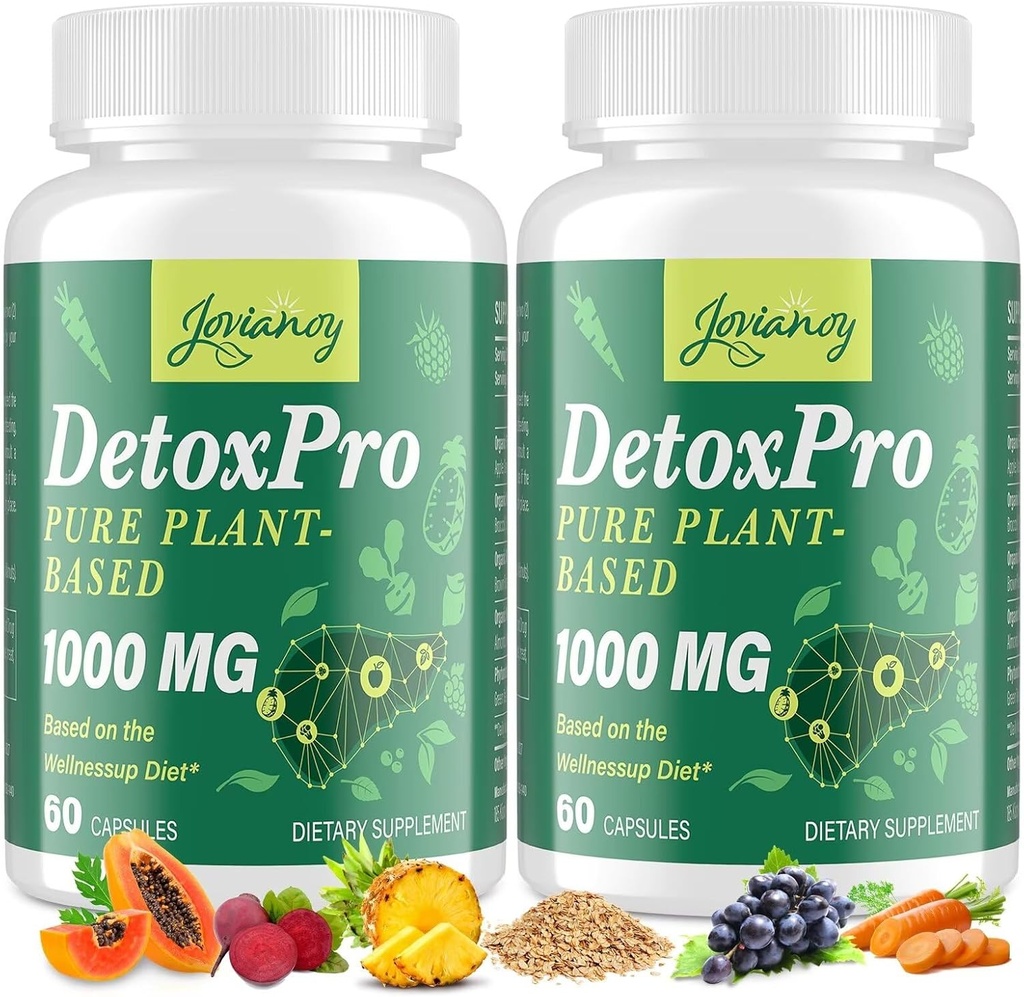 1000 MG Delikatne Detox Cleanse, Wysokiej mocy, Gut Cleanse & Detox Kapsułki dla kobiet i mężczyzn, Naturalne Detoksykacji, Colon, Wątroba, Przeciwutleniacz & Pomocnicze, 120 Kapsułki