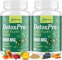 1000 MG Delikatne Detox Cleanse, Wysokiej mocy, Gut Cleanse & Detox Kapsułki dla kobiet i mężczyzn, Naturalne Detoksykacji, Colon, Wątroba, Przeciwutleniacz & Pomocnicze, 120 Kapsułki