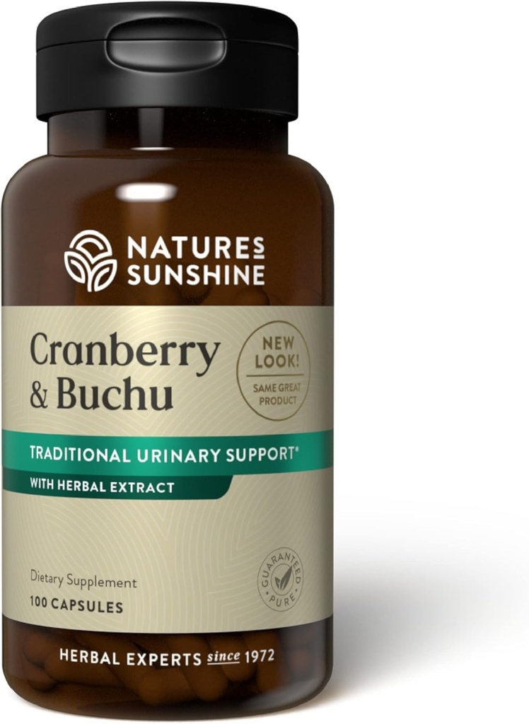 Nature 's Sunshine Żurawina i Buchu Koncentrat 100 Kapsułki