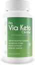 Pro Via Keto Cleanse - Pomoc Usuwanie Toksyn i Zanieczyszczeń - Plant- Based Natural Keto Cleanse z Probiotic Support - Wsparcie oczyszczania i zmniejszenia Gut Bloat - Pomoc Odpady Usuwanie i Detoksykacji