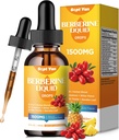 Berberine suplement płynnych drops- Berberine 1500mg z Ceylon Cynamon, Gorzkie Melon, Liść Banaba, Turmeric dla immunologicznego, System trawienia, Heart Support, Naturalny aromat ananasowy, 2 Fl Oz