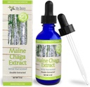Chaga Mushroom Extract Liquidity 124; 4oz Simpson124; Tincture Simpson124; 100% Wild- Harvered & Double Extraction Simpson124; USA & Canadian Grown