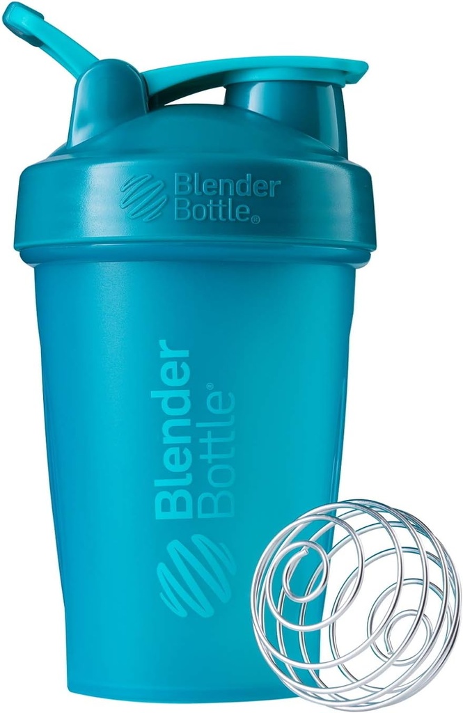 Butelka BlenderBottle Classic Shaker Butelka Perfect for Protein Shakes and Pre Workout, 20- Ounce, Teal