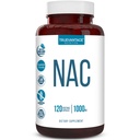 NAC Supplement (N- Acetyl Cysteine) - 1000 mg- Przeciwutleniacz Wsparcie - Promotes Liver Health and Detoksyfication - Wzmacnia Lung i immunologiczne Zdrowie - Kapsułki roślinne - 120 Hrabia - 60 Słupki