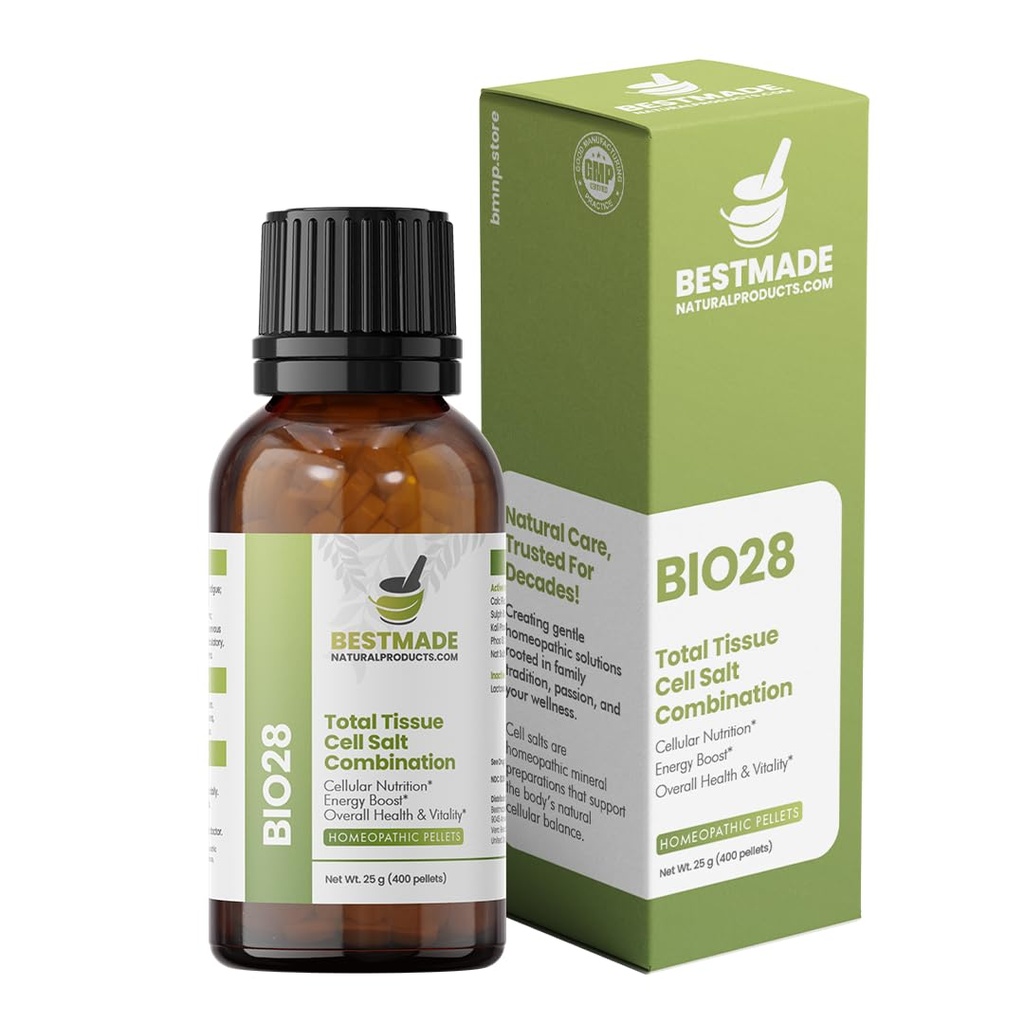 Bestmade Total Tisk Cell Sól mineralna połączenie BIO28 - Pomaga Twoje ciało Absorb i używać składników odżywczych, Zwiększa poziom energii, Pomaga poprawić wzorce snu, Ogólne zdrowie i witalność, 350 Pellets