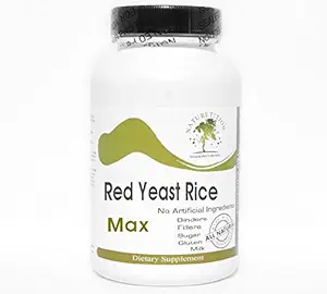Czerwony Yeast Rice Max ~ 90 Kapsułki - Brak dodatków ~ Naturetition Supplements
