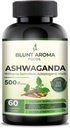 Ashwagandha Extract kapsułki - duża moc 5200mg proszku. Mieszany korzeń imbiru, kurkumina turmerowa, korzeń alkanet i pieprz czarny - 60 kapsułek - 2 miesiące dostaw