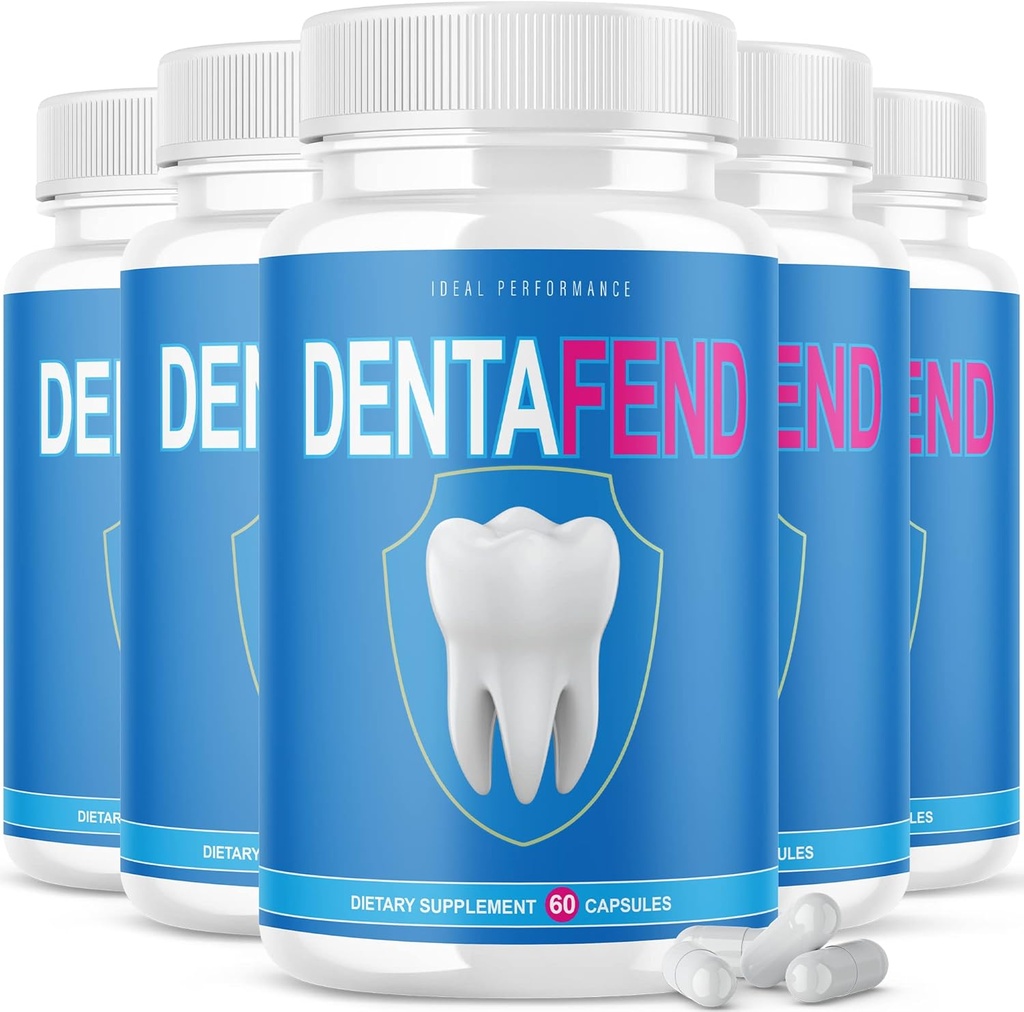 IDEAL EFEKTYWNOŚĆ (5 opakowań) Dentafend for Teeth Supplement Dentafend Pill for Teeth (300 kapsułek)