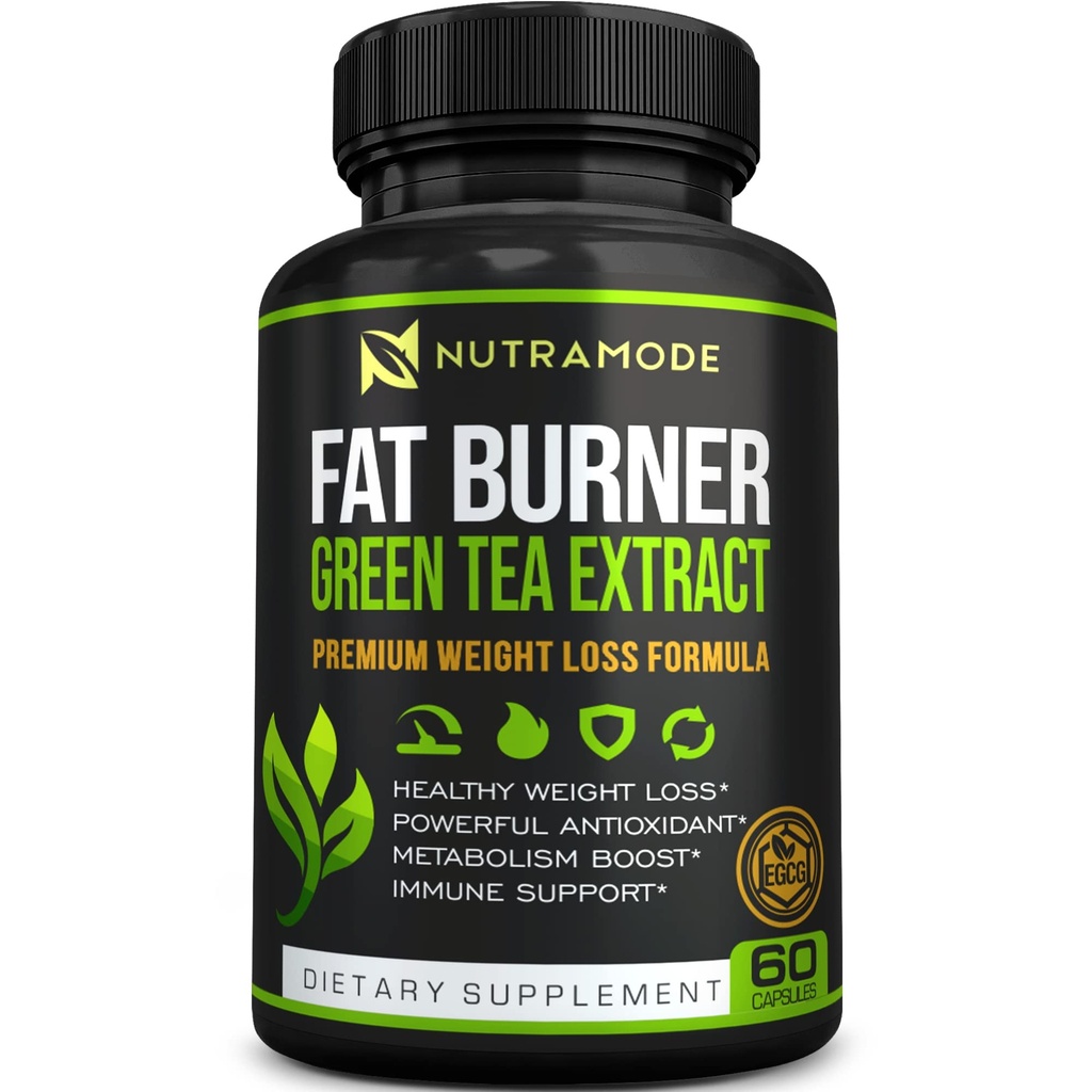 Premium Green Tea ekstrakt tłuszczu Burner Suplement z EGCG- Natural Appetite Suppresant- Healthy Weight Loss Diet Pigułki, które działają szybko dla kobiet i Men- Detox Metabosis Booster spalić tłuszczu brzucha szybko
