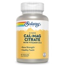Solaray Wapnia Magnezu Citrate 2: 1 Stosunek - Suplementy wapnia dla kobiet i mężczyzn w / Magnezu i witaminy D 2 - Bone Health, Muscle and Nerve Support - Vegan, 60- Day Guarantee, 15 Serv, 90 VegCaps