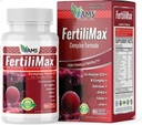 America Medic & Science FertiliMax, Suplementy płodności dla kobiet, Wspiera Reproductive Health & Fertility Treatment, z folianem, CoQ10, DHEA, Żelazo, Selenium, 90 Kapsułki