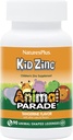 Nature Plus Animal Parade KidZinc, Tangerine Flavor - 90 Animal Shaped Lozenges, Pack of 2 - Organicznie Chelated Cynk - Wegan, Gluten Free - 180 Total Servings