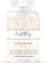 Earthley Wellness, Oyster- Min Kapsułki, Natural Cynk & Suplement mineralny, Promotes Energy & Mood, Bogate w przeciwutleniacze i aminokwasy, 100% Czyste i Biodostępne (60 Kapsułki)
