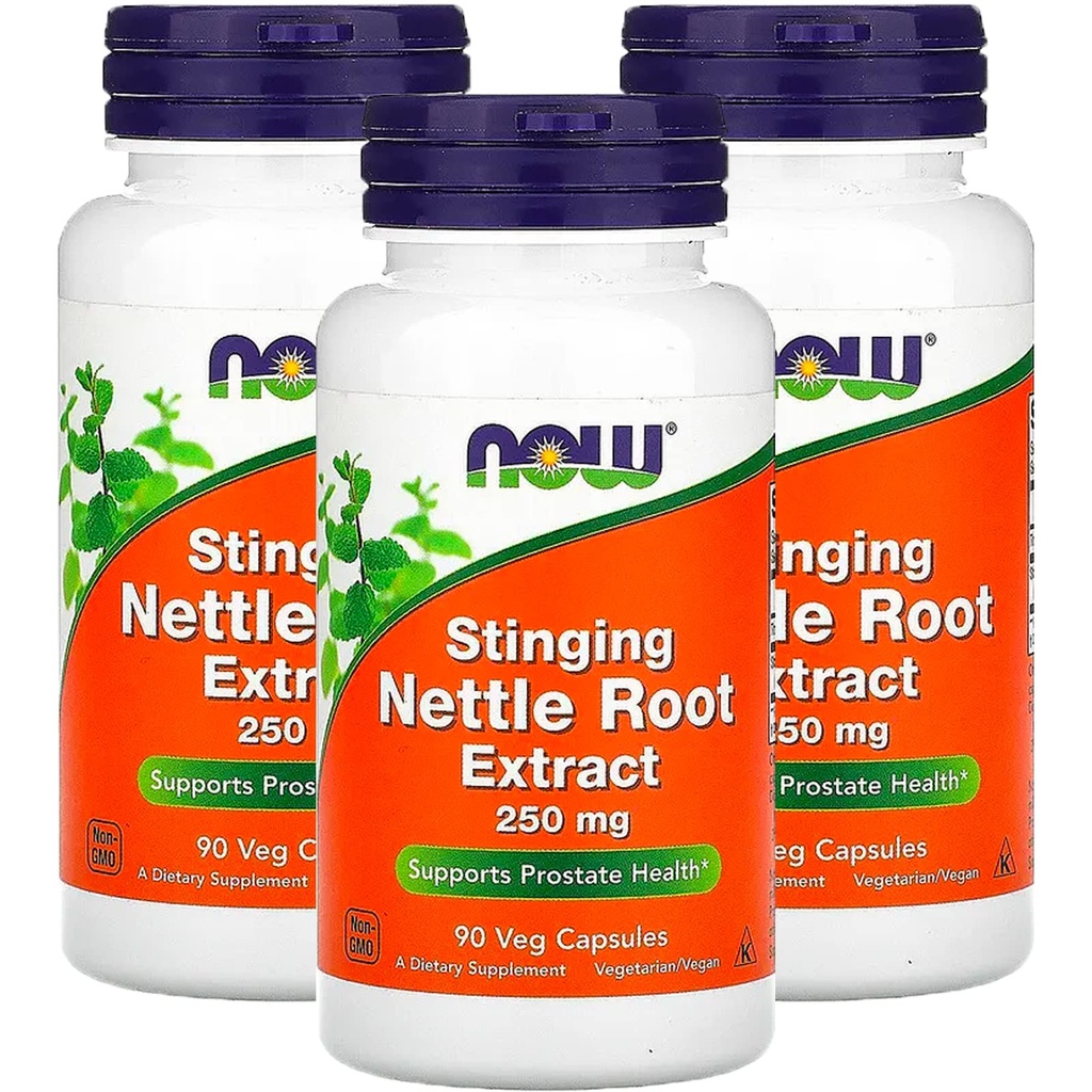 Teraz Foods Stinging Nettle Root Extract 250mg, Vege- kapsułki, 90- Count (Pack of 3)