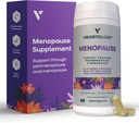 Wegańskie suplementy menopauzy (60 kapsułek) - Perimenopauza i menopauza witaminy - Suplementy kobiece - Perimenopauza Suplementy dla kobiet - Suplement diety - Menopauza wsparcia