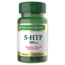 Nature 's Bounty 5- HTP Pigułki i suplement diety, Wspiera spokojny i spokojny nastrój, 100mg, 60 Kapsułki