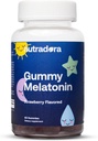 Melatonina Kids Sleep Gummies - Sen Gummies dla dzieci i dorosłych Pomoc Regulacji Sen, Wake Cycle, Relaks, Ulepszenie Sleep Excellence, Strawberry Flavor, Made in USA, 60 Gummies