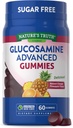 Nature 's Truth Gummies Glucozamine Gummies Gummees 124; 60 Count Gummea 124; Sugar Free Agreement 124; Orange Ananas Flavor 124; Non- GMO & Gluten Free Supplement