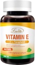Lovita Witamina E 400 IU Softgels, Naturalna Witamina E 268 mg (jako D Alpha Tocoferol), Wegańska Witamina E dla zdrowej skóry, Włosy, Nails & Immune System Support, 120 Wegetariańskie Softgels