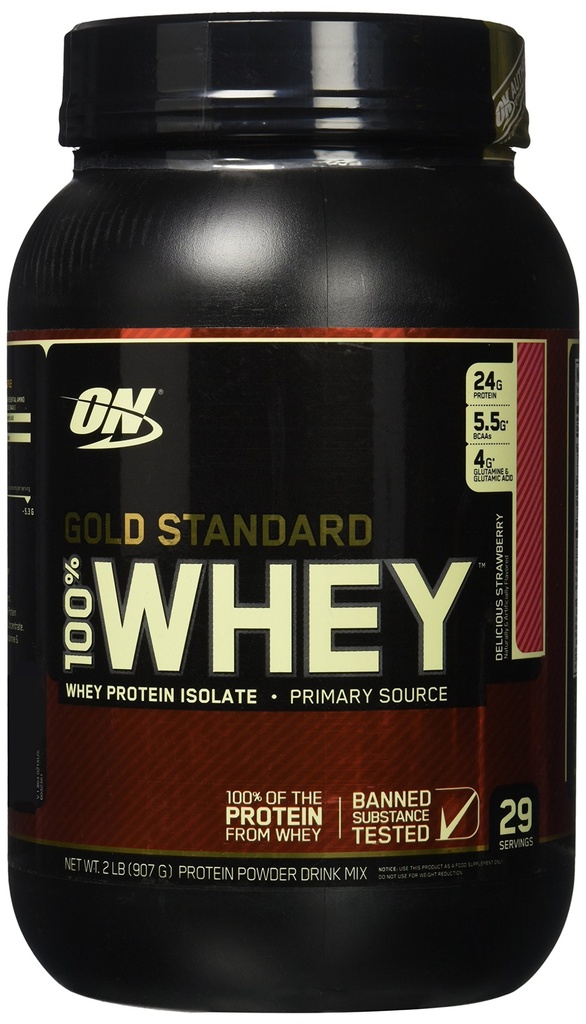 Optimum Nutrition Gold Standard serwatka pyszne truskawki - 2.07 funtów