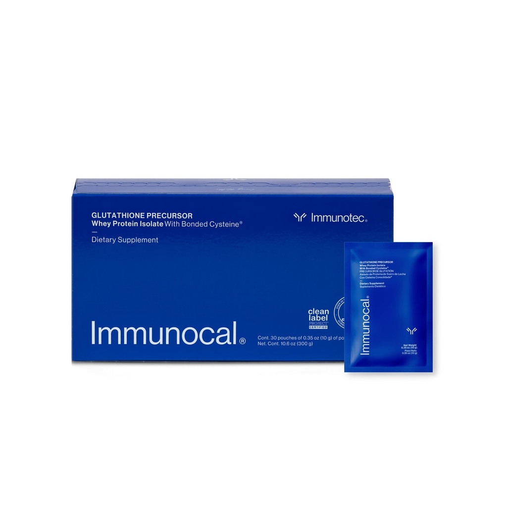 Immunocal Glutathione Prekursor - Izolat białka serwatki, Immune Support, Mistrz przeciwutleniacz, Detox Cleanse + Mózg Zdrowie 124; Beztłuszczowy, Cukier - Bezwodny, Lactose- Nietolerancyjny Przyjazny 124; 30 Służenie