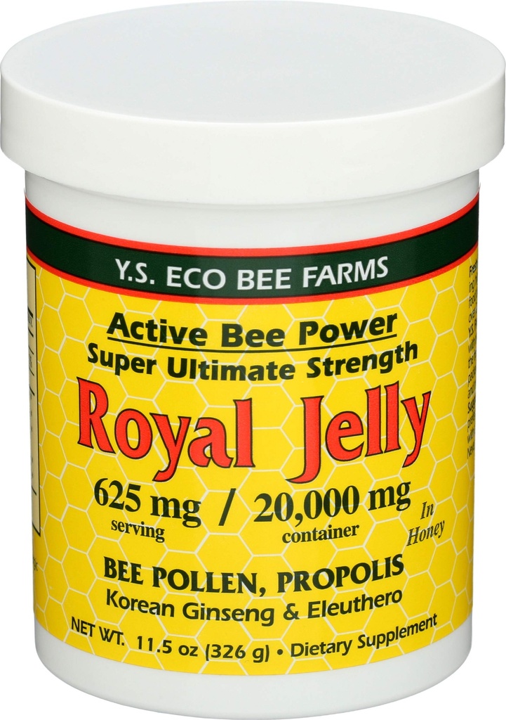 YS Royal Jelly / Honey Bee - Royal Jelly In Honey Ult Siła, 11.5 oz żel