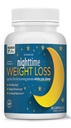 Maximum Slim Nighttime Weight Support - Delikatny tłuszcz Burning & Sleep Aid - African Mango, Resveratrol & Green Tea - Non-GMO, Vegan, 60 Kapsułki